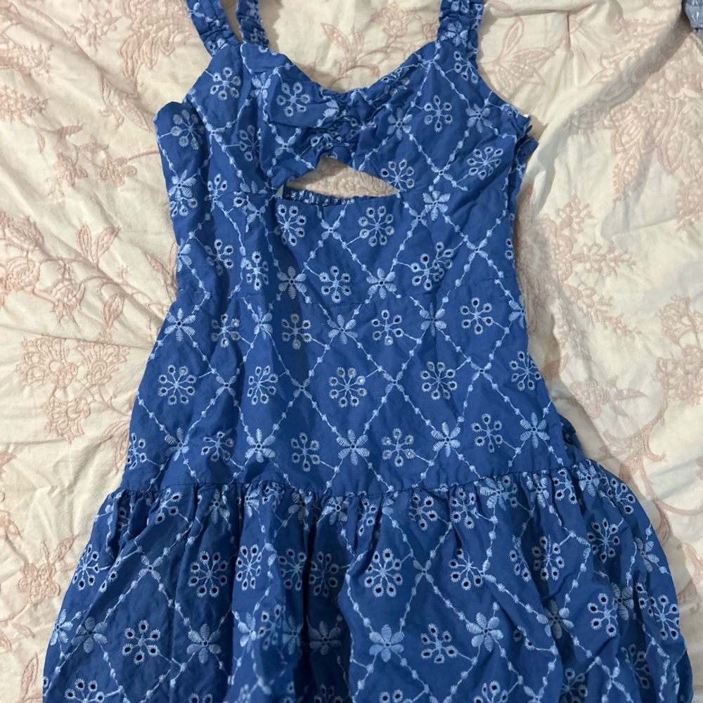 Blue Floral Dress